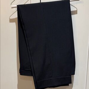 Barneys New York Charcoal Gray Thin Pinstripes Wool Dress Pants Size 36